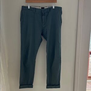 J. Crew Men's Dark Green Chinos